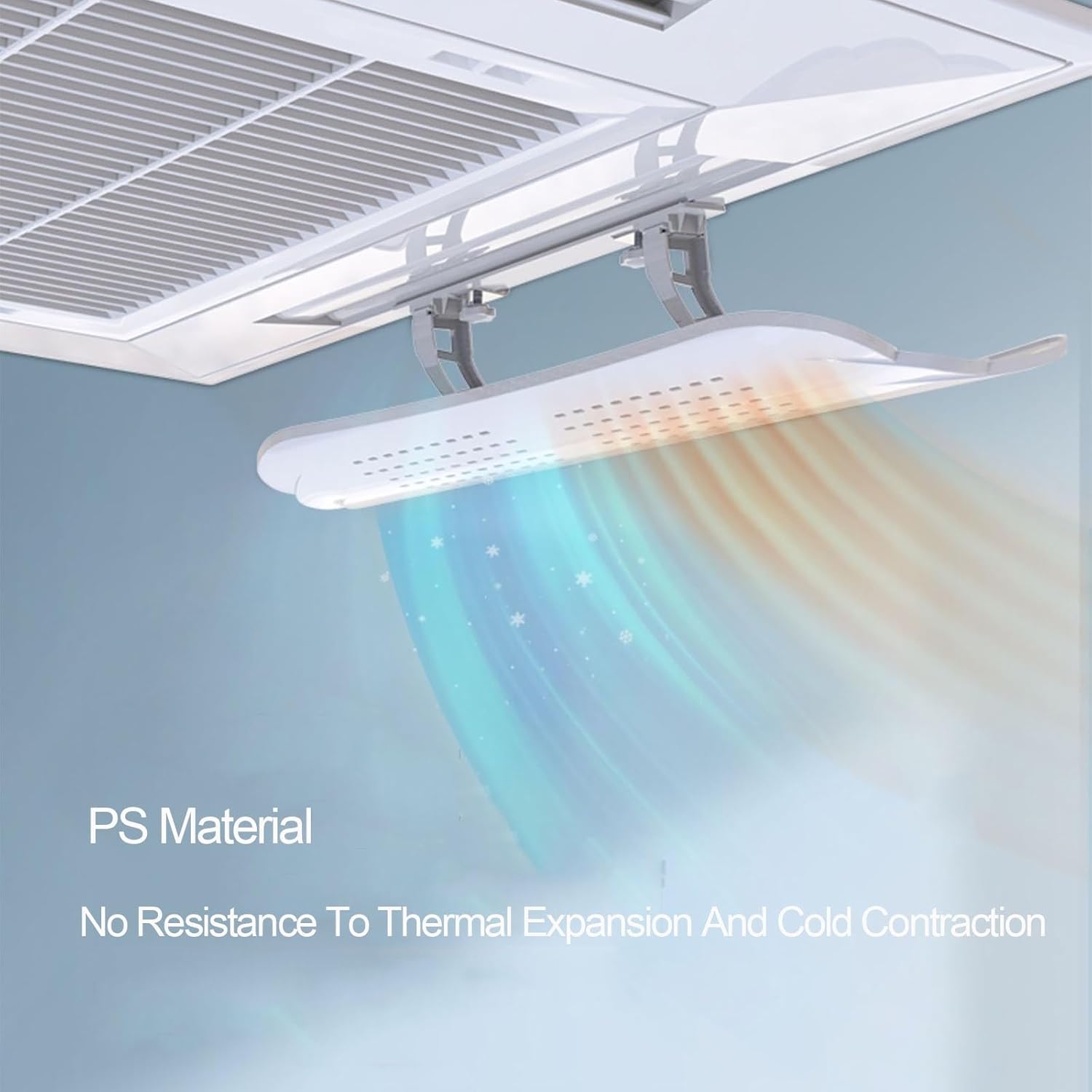 Window Air Conditioner Vent Deflector, Central Air Conditioner Windshield,Ceiling Air Conditioner Air Outlet Shielding Wind Deflector.