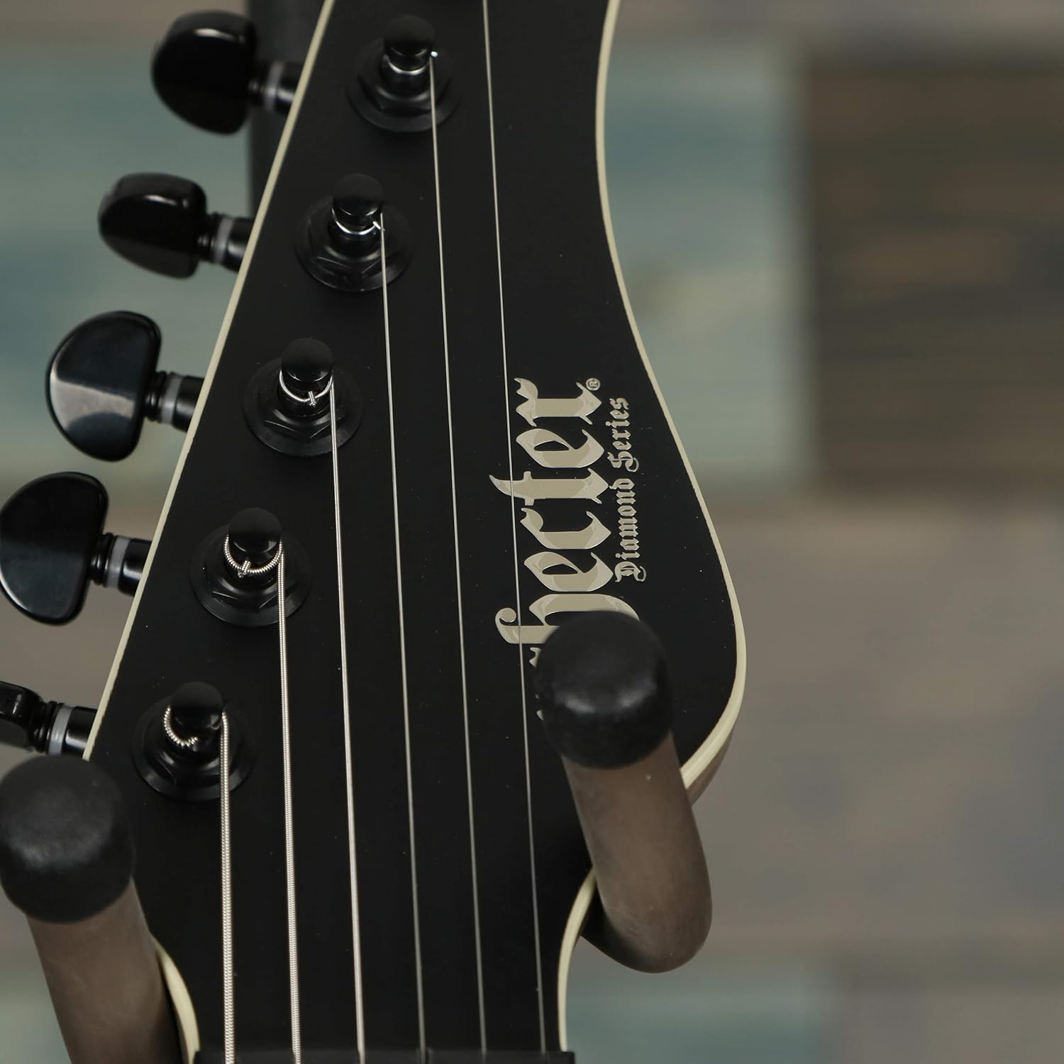 Schecter PT SLS Evil Twin Elite Series Solid Body Electric Guitar Ebony/Satin Black - 1342