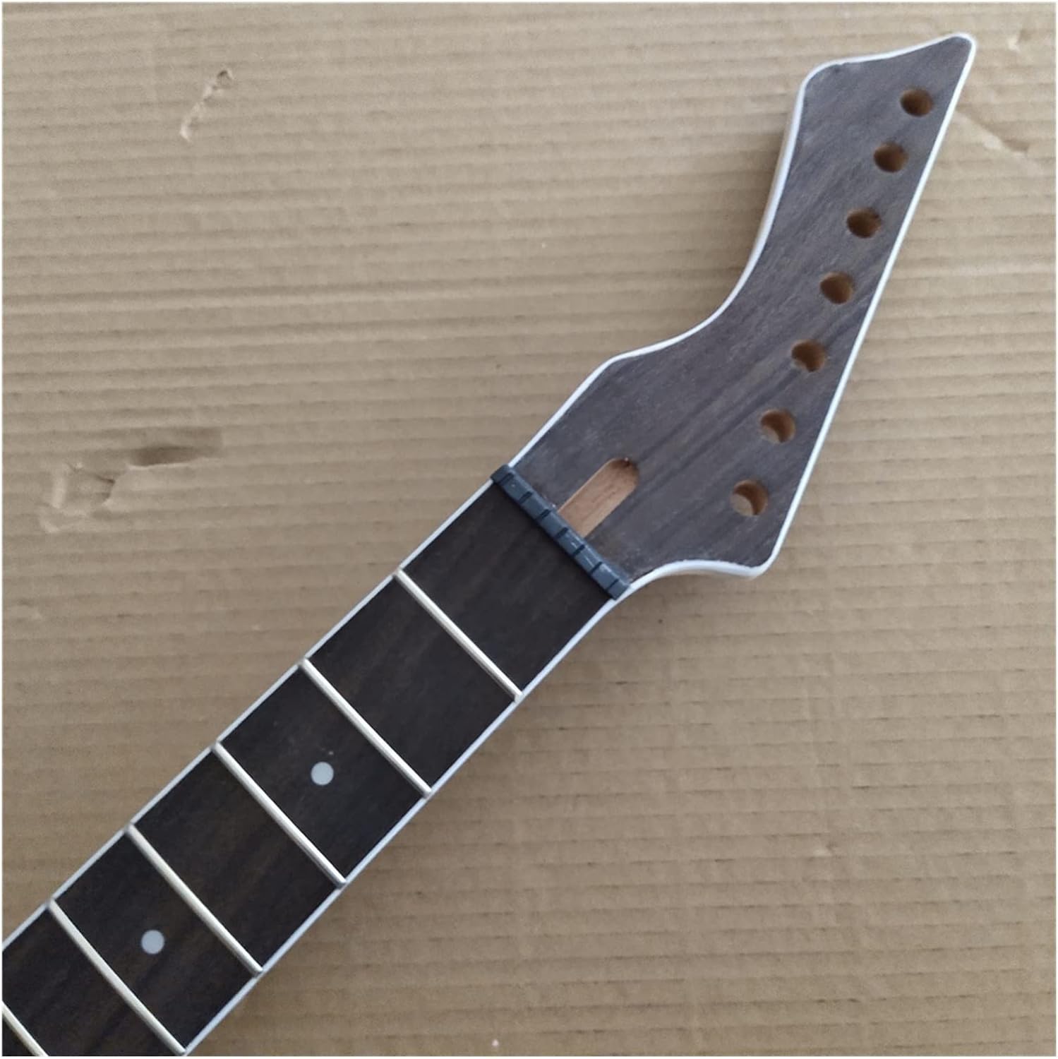 Unfinished Reverse Head 7 String Electric Guitar Neck Mahogany 24 Fret Rosewood Fingerboard Electric Guitar Neck
