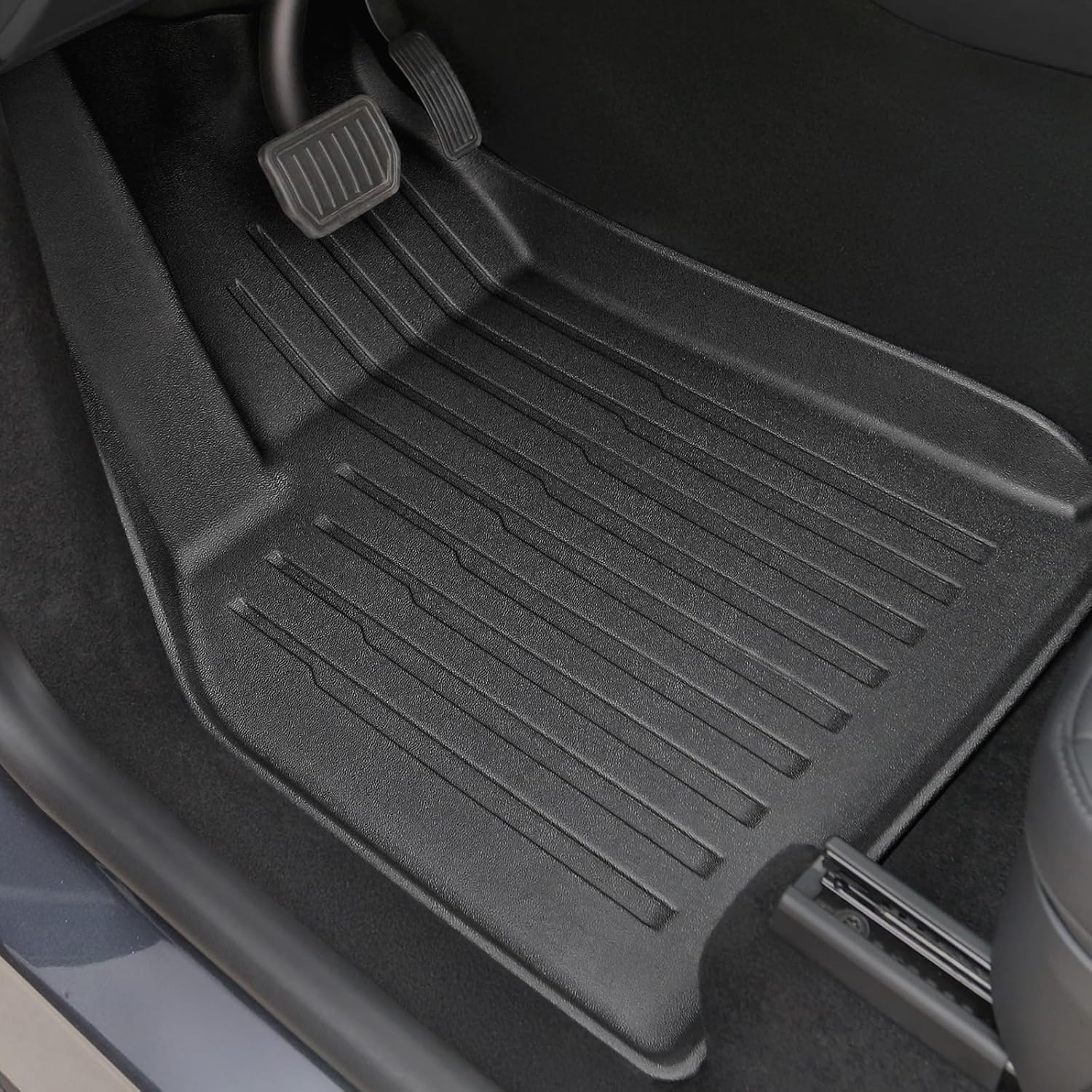 Floor Mats for 2026 2025 Tesla Model Y Juniper, Full Coverage All Weather Floor Mat Cargo Liner Trunk Mat Frunk Backrest Mats Accessories (Not fit Standard)