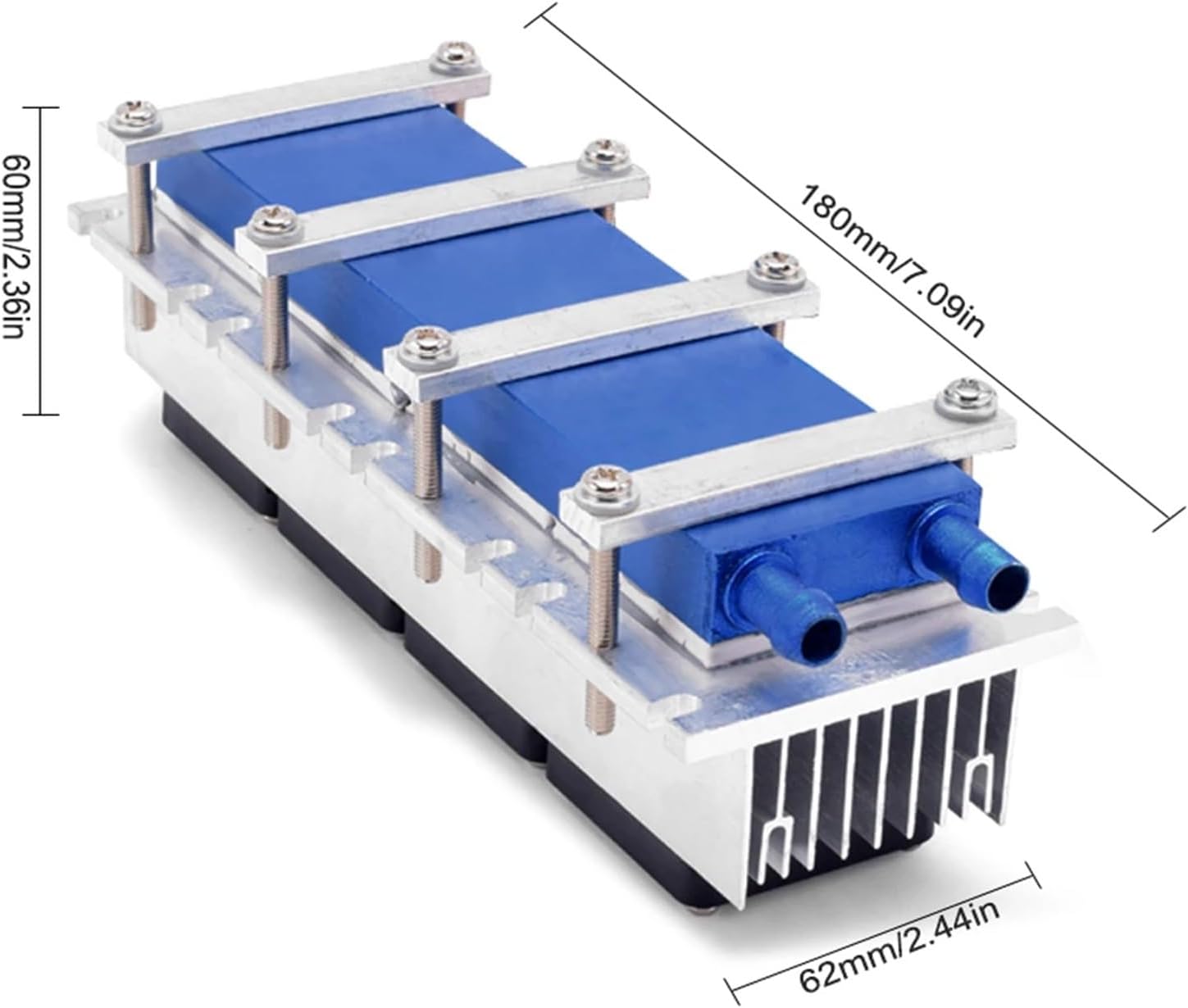 288W/144W Thermoelectric Refrigeration Cooler 12VDC 30A Semiconductor Cooling System for Air Conditioning Fan Lucky(144W)