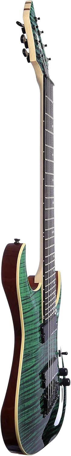 ISFF7U-450 Fanfret Electric Guitar Trans Green