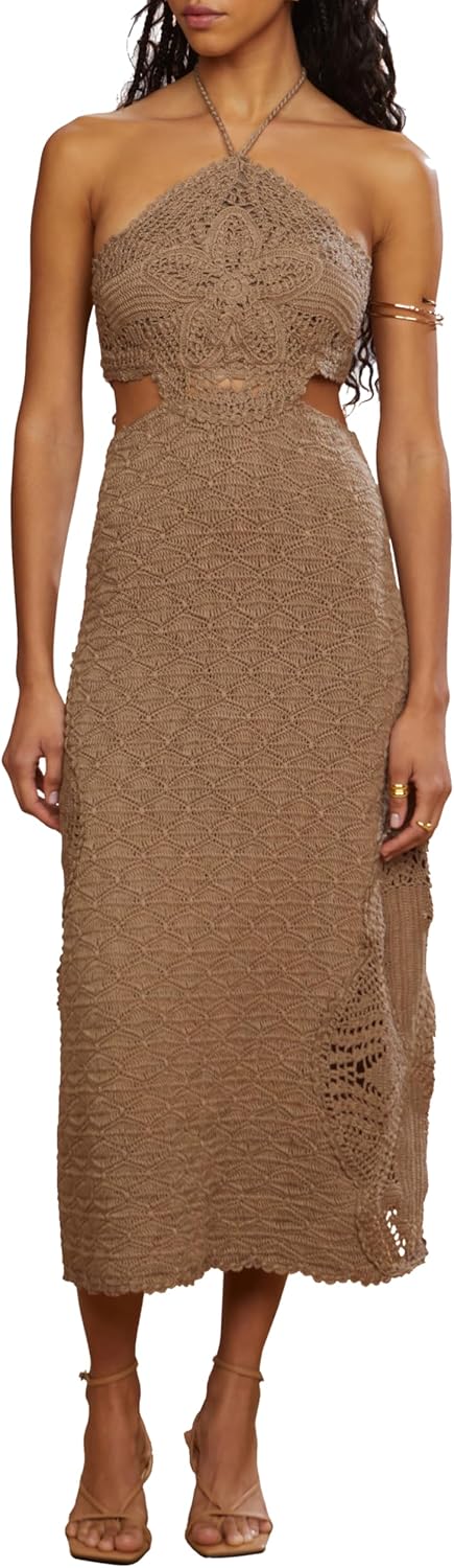 AMUR Women's Clara Midi Knit Dress