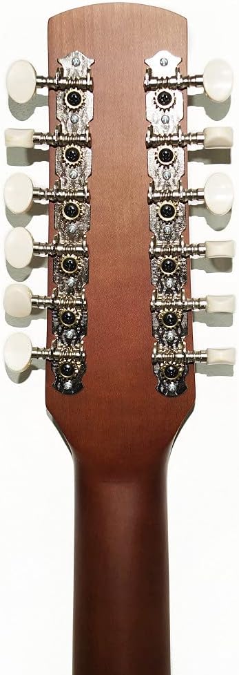 Ukrainian 12 Strings Acoustic Guitar, Trembita made in Ukraine, Rare Musical Instrument, Natural Wood. Excellent Sound, Steel Strings