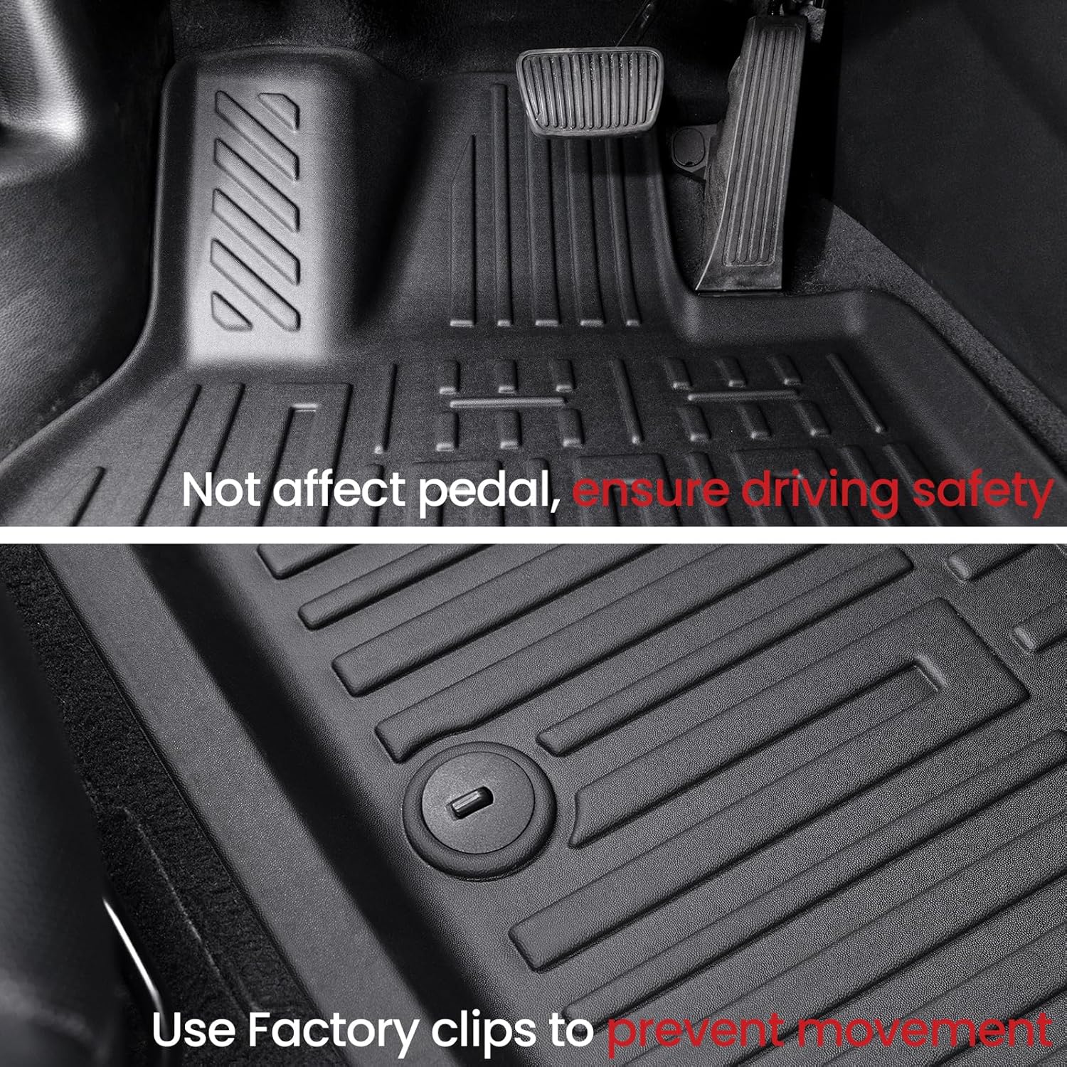 Floor Mats Cargo Mat with Backrest Mats for 2020-2025 Kia Telluride 7/8 Passenger Car Mats Accessories, All Weather TPE Protectors Cargo Liner Seat Back Covers(Floor Mats+2-in-1 Cargo Mat)