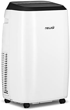Newair Portable Air Conditioner | 14,000 BTU | White | Modern AC Design with Easy Setup Window Venting Kit, Self-Evaporative System, Quiet Operation, Dehumidifying Mode with Remote and Timer