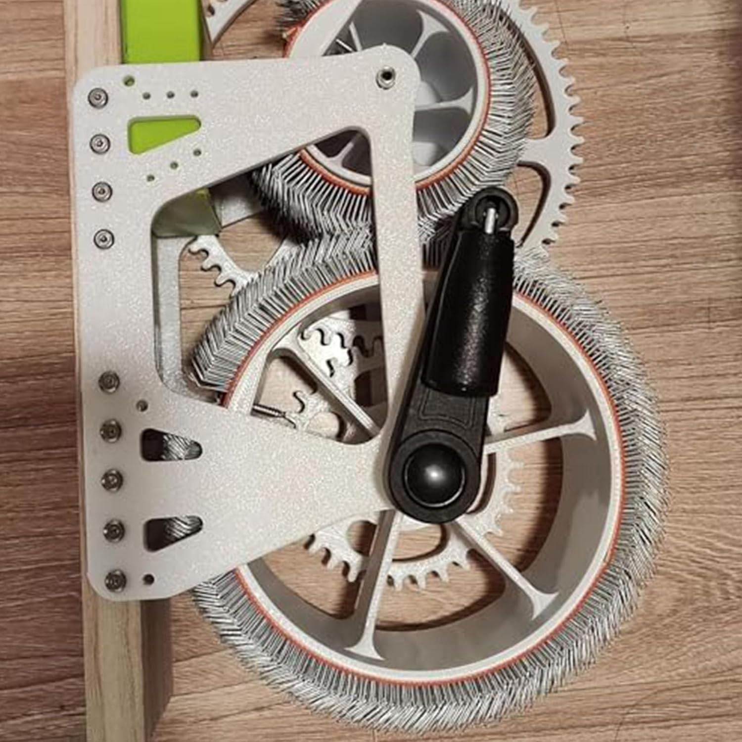 Wool Carding Machine, Manual Wool Felt Drum Carder for DIY Craft, Fast Color Mixing, Combing, Spinning, Ideal for Carding Wool Fibers and Making Felt Projects