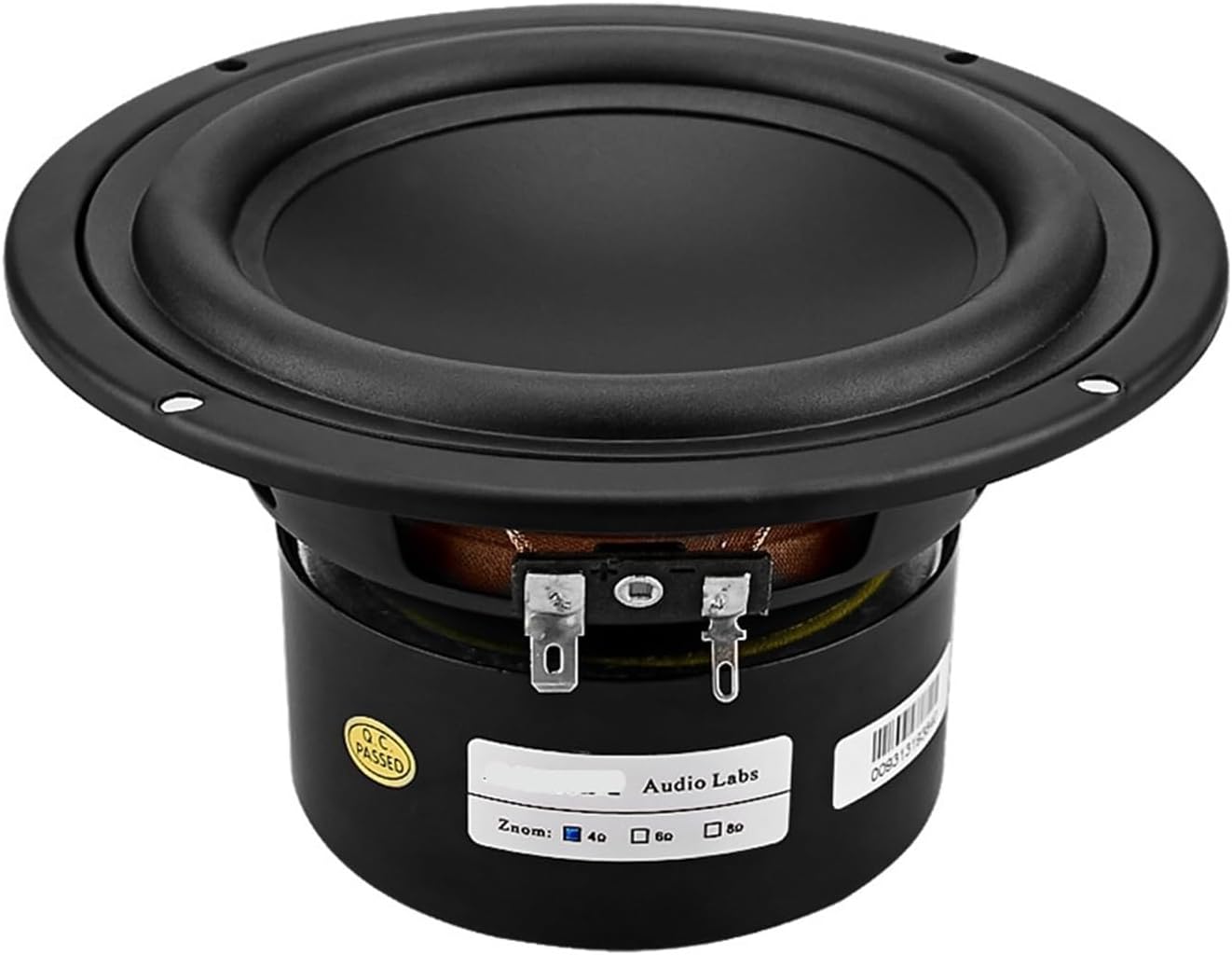 1Pcs 5.25 Inch Subwoofer Speaker 4/8 Ohm 40W Woofer Speaker Strong Bass Home Theater for Bookshelf Speaker Car Audio DIY(8 ohm)