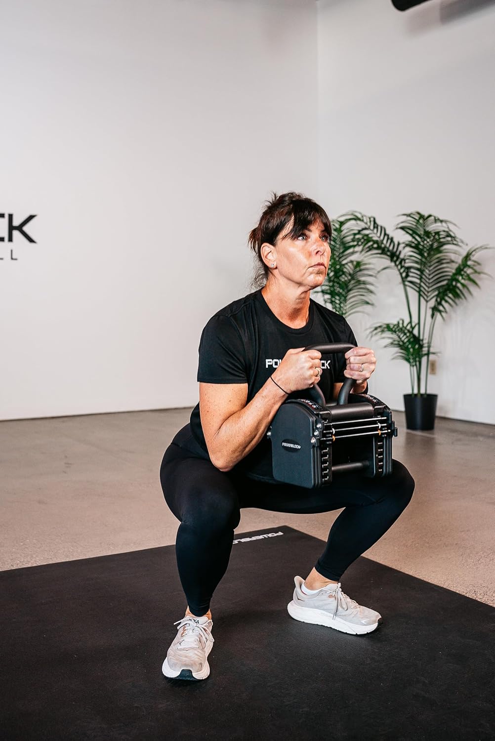 PowerBlock Pro Series Kettlebell Handle – Compatible Pro Series Dumbbells, Strength Training Accessory, for Home Gym & Commercial Use, Workout Equipment, Black