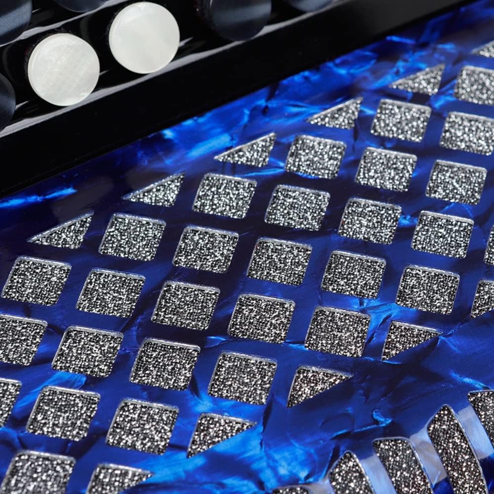 22 Keys 8 Bass Accordion Concertina, Music Accordion Instrument, with Strap and Accordion Backpack, Excellent Gift for Children and Friends