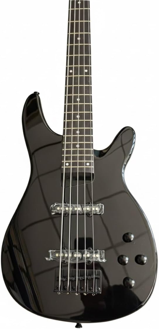 Modern Electric Bass Guitar 4 String & 5 Options Dual Humbucker 24 Fret Extended Range(5-String)