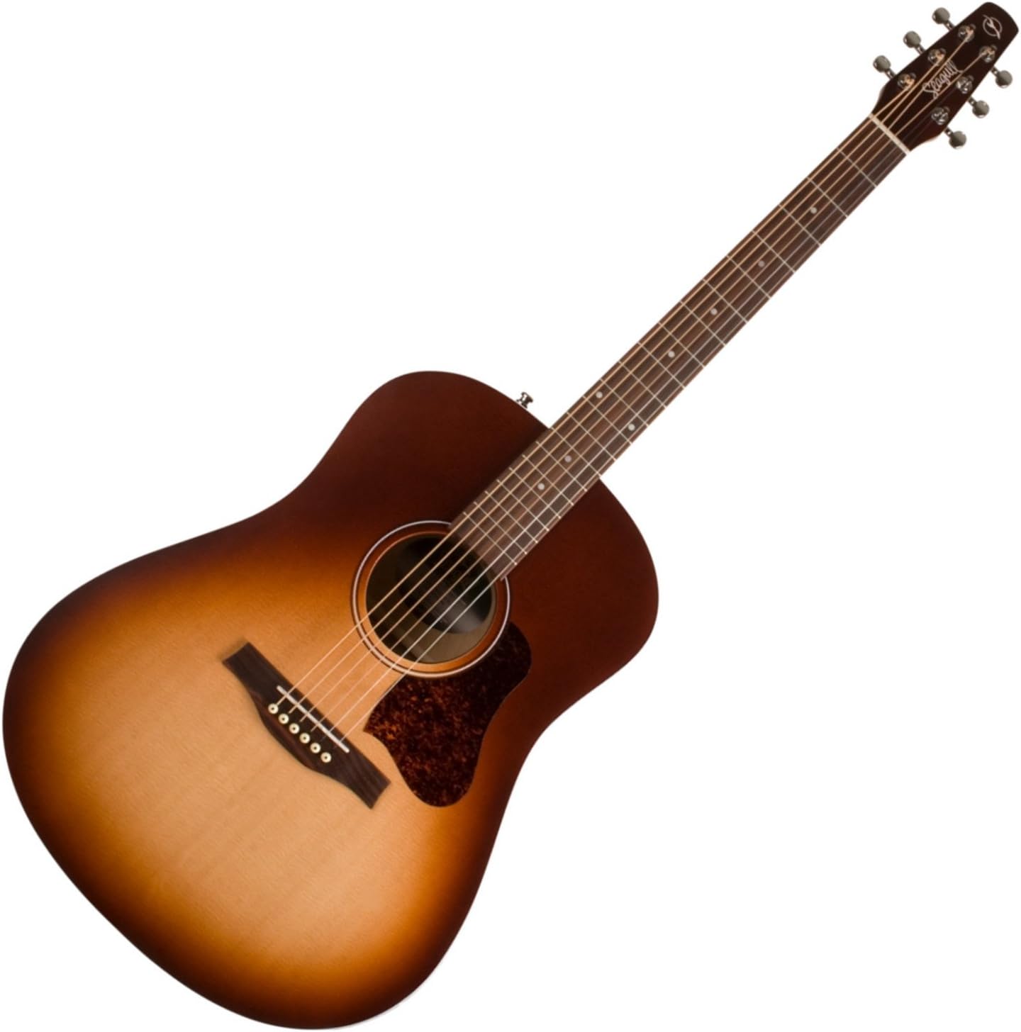 Seagull Entourage Autumn Burst CW 6-String Acoustic Guitar, 21 Frets, Solid Spruce Top, Wild Cherry Back, Silver Leaf Maple Neck, Semi-Gloss