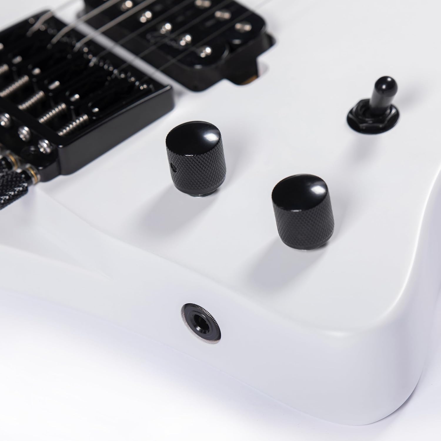 Grote Headless Electric Guitar Solid Mahogany Body Canadian Maple Neck Model GRHL-03 (White)