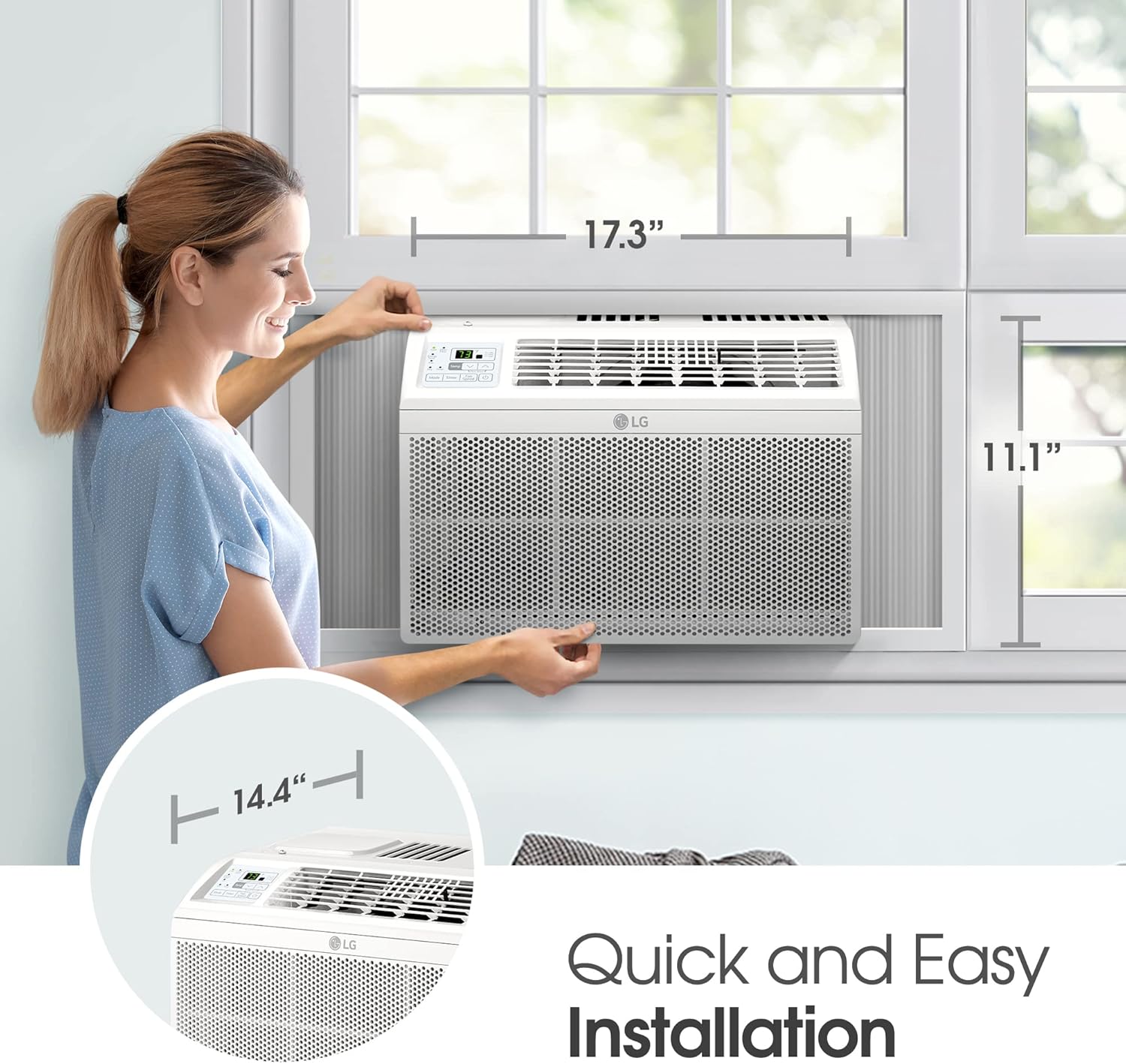 LG 5800 BTU Window Air Conditioners [2023 New] & 5000 BTU Window Air Conditioners [2023 New]
