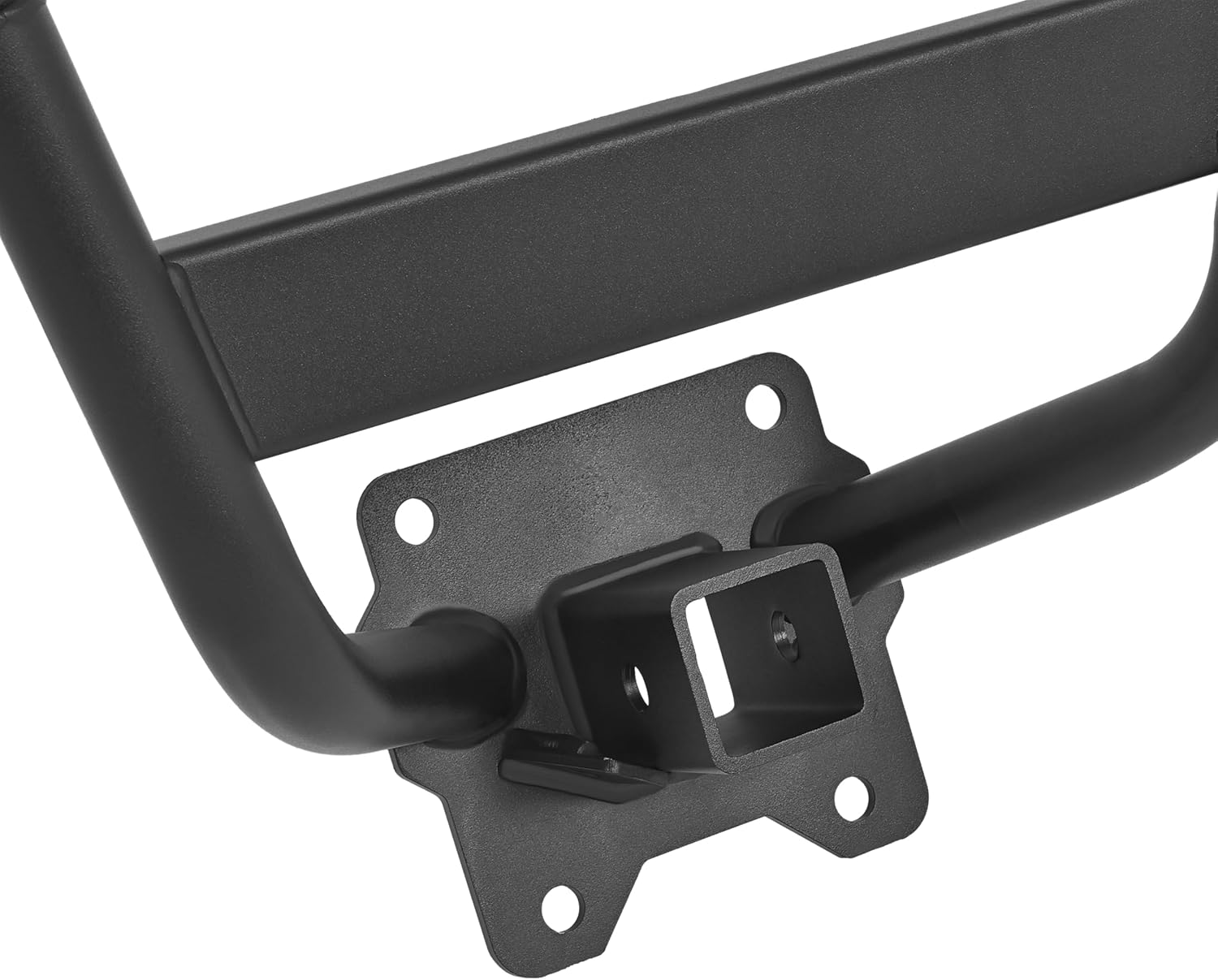 Rear Bumper Compatible with 2014-2023 Polaris RZR XP 1000/XP 4 1000 4WD Heavy Duty Steel W/Hitch Receiver UTV Rear Guard Accessory