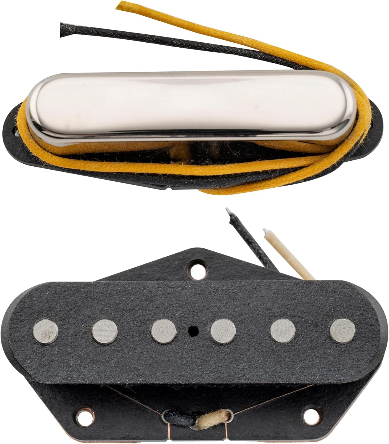 The Revival Pickups RPT1 TG Specials Vintage Alnico 5 Tele Pickups Set Neck Bridge Pickup for Telecaster Style Electric Guitar, Nickel