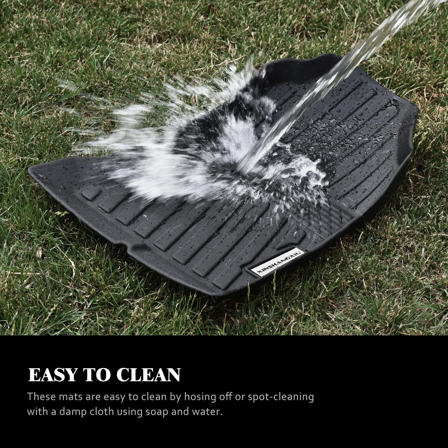 Floor Mats & Cargo Liner for 2026 Cadillac Vistiq 6 Seats Bucket Seats,TPE All Weather Protection Slush Floor Liner for Vistiq Accessories(Trunk Mat+Backrest Mat+Floor Mat)