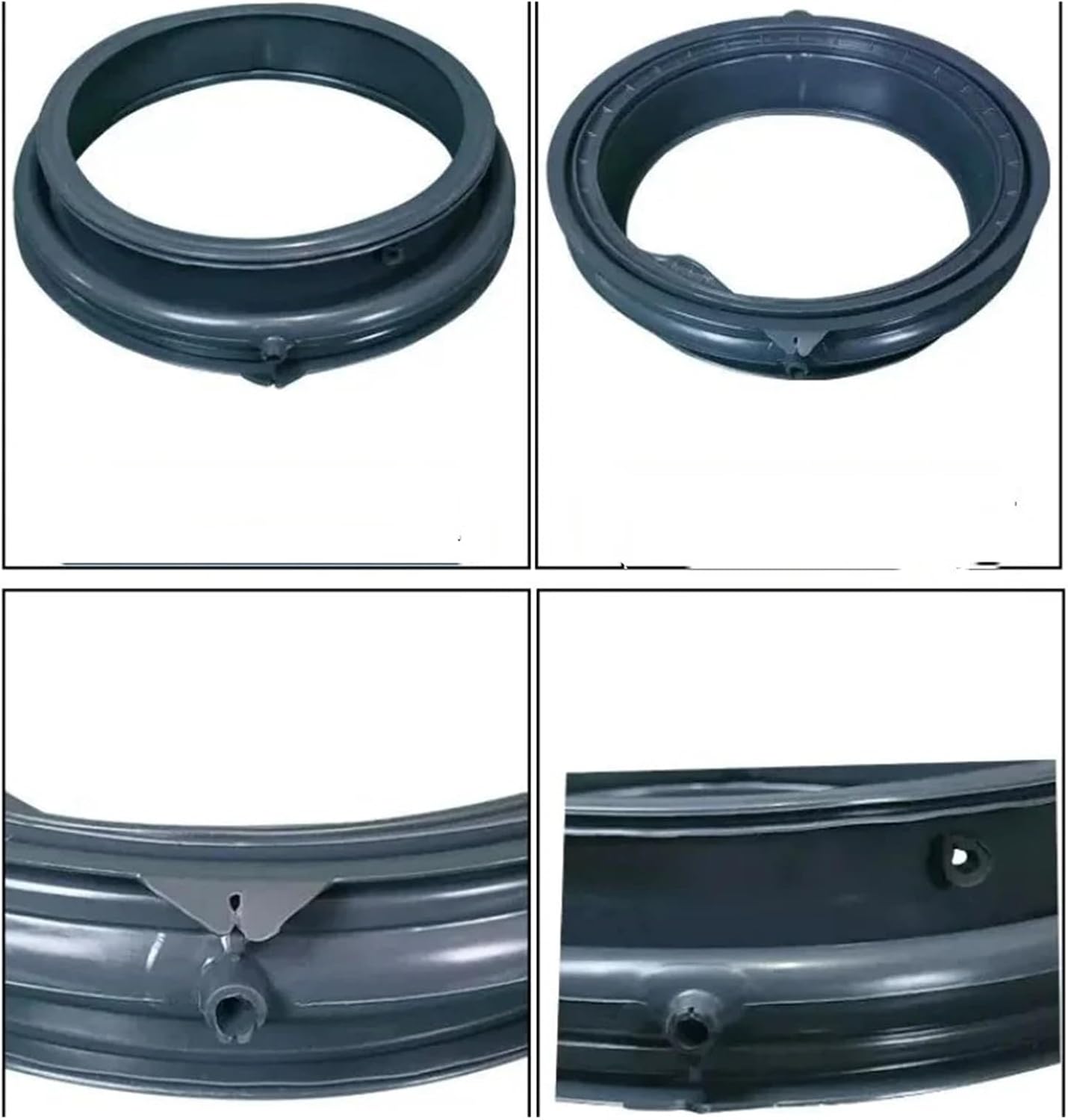 Drum Washing Machine Door Sealing Ring,Compatible For Haier, 0020300603 0020300926L 0020302024A 0020300657 0021440002108 0020301453H Easy Clean(0020300603)