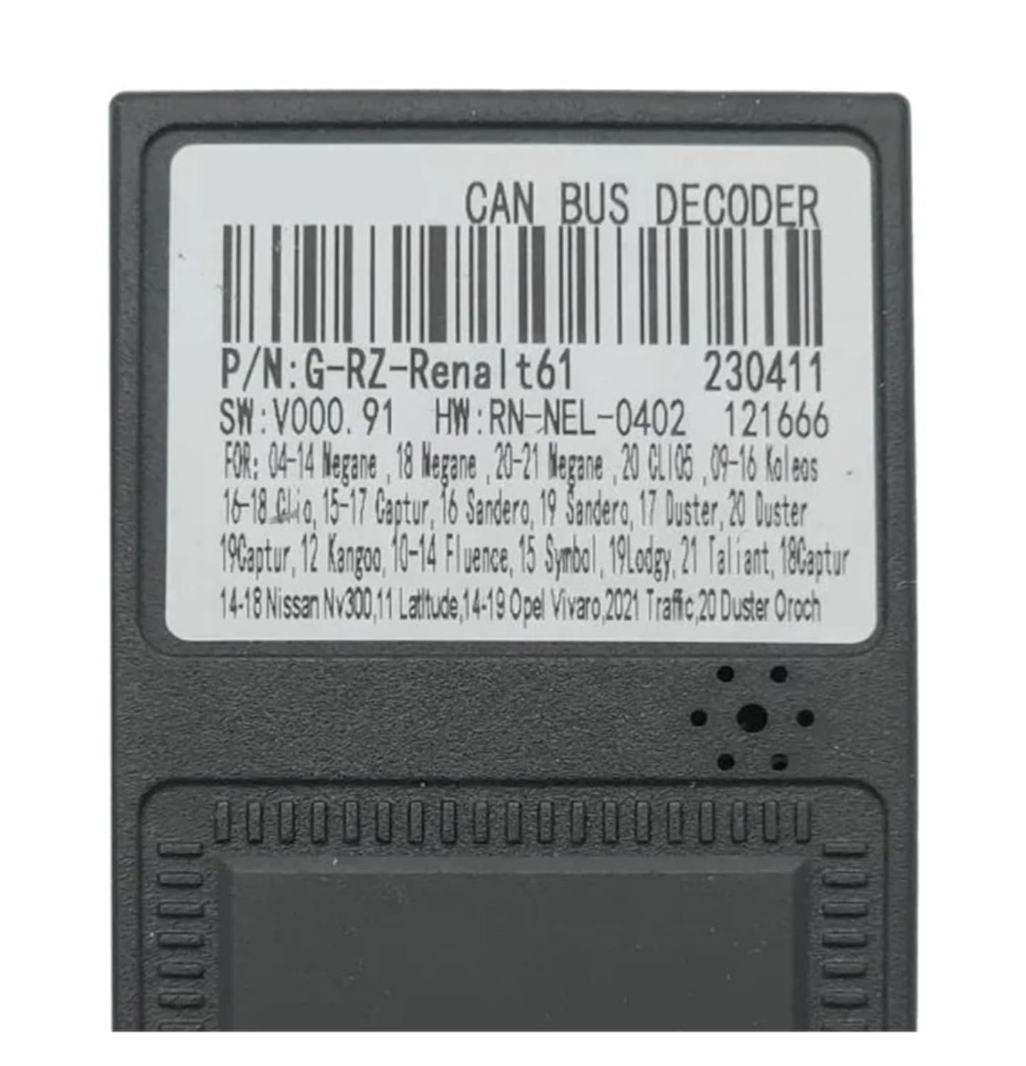 16 PIN Wiring Harness CANBUS Decoder Box Compatible for Renault Arkana 2019+, Kaptur 2020+ Cars with Monitor 360 Camera and Amplifier