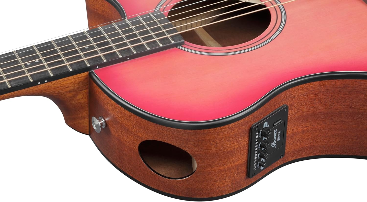 Ibanez AAM50CE Advanced Acoustic Auditorium Acoustic-electric Guitar - Coral Red Burst