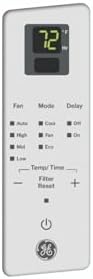 GE 6,000 BTU Electronic Window Air Conditioner with Auto Restart, Remote Control (up to 250 sq ft.)