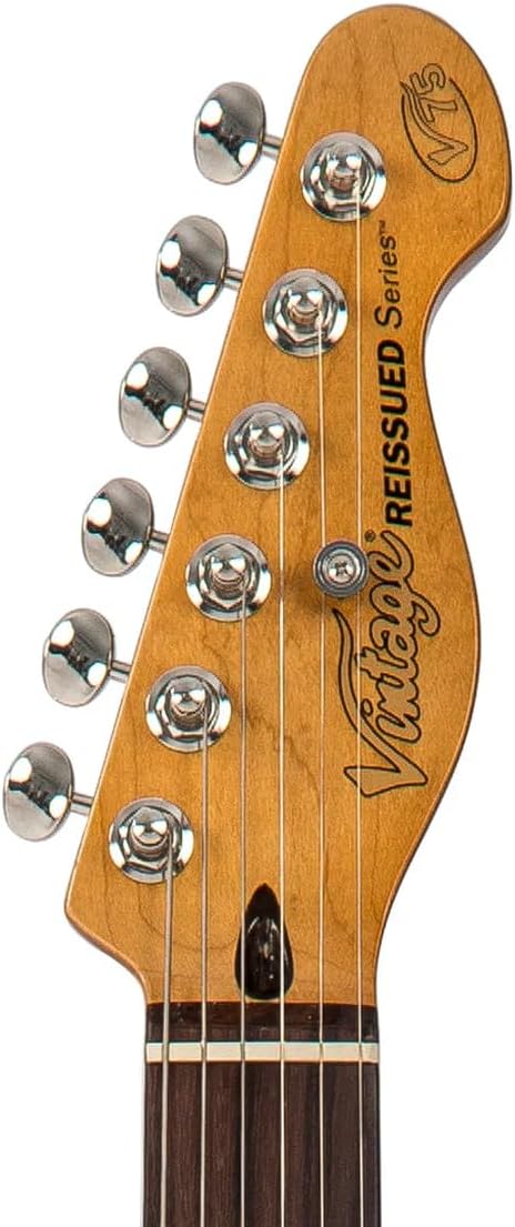 Vintage V75SVR Reissued Electric Guitar ~ Silverburst