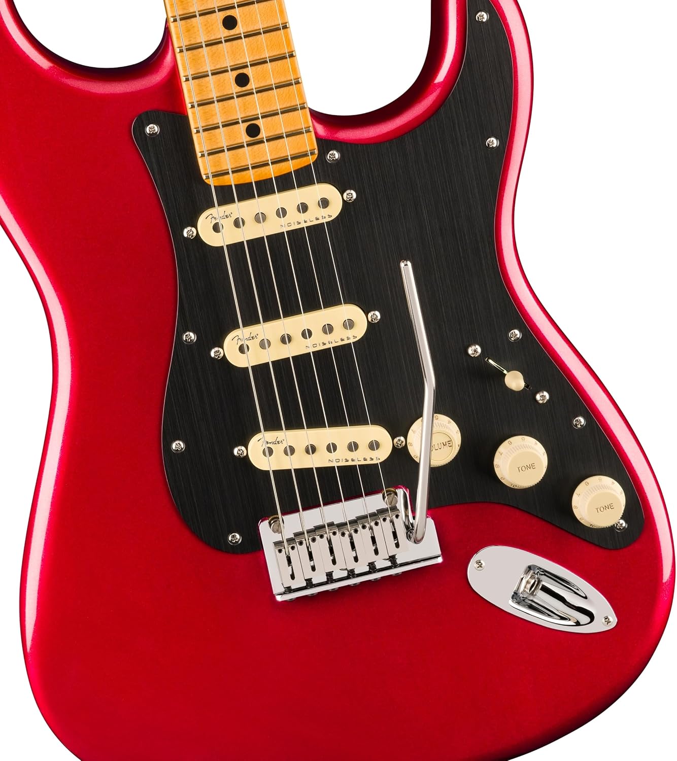Fender American Ultra II Stratocaster Electric Guitar - Sinister Red, Maple Fingerboard