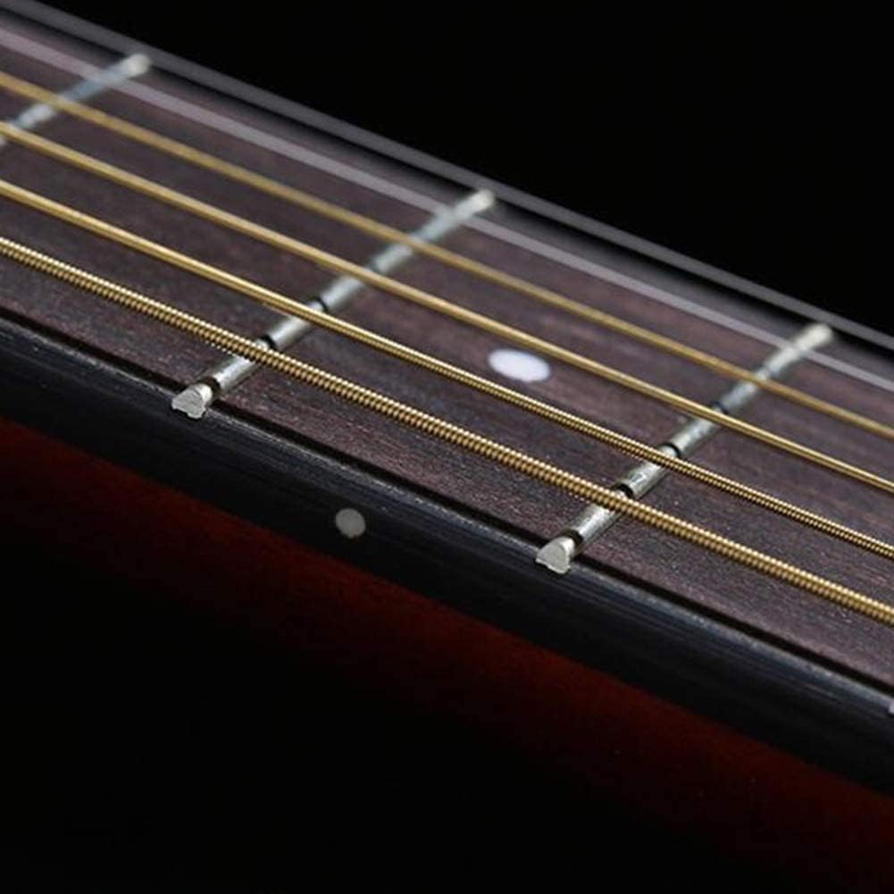 Full Size Guitar Acoustic Guitar Classical Guitar Beginner Fingerstyle 38 Inches Folk Musical Instrument Youth Exercises with Backpack Beginner Acoustic Guitar Starter Package Student G (Yellow Long)