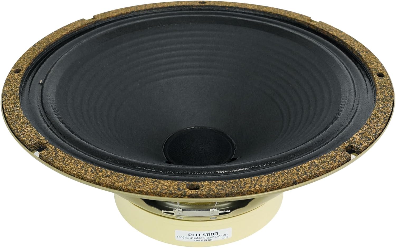 Audiosavings Bundle: Celestion G12M-65 Creamback 12-Inch 65W Guitar Speaker 8 Ohm W/Ceramic Magnet Bundle with Pair Rockville RPB3-BLACK H&held Wireless Linking Portable Bluetooth Speakers (2 Items)