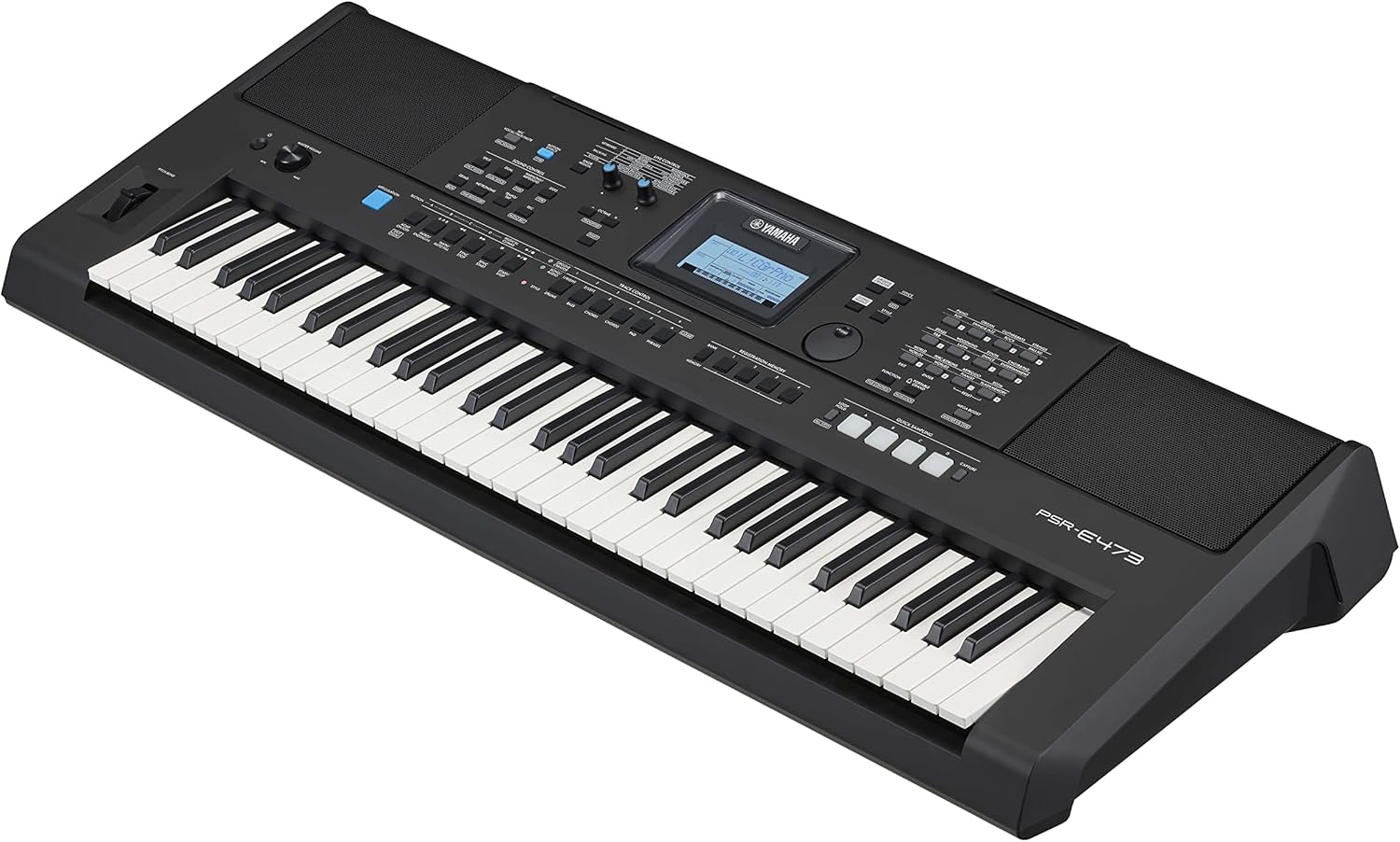 YAMAHA, 61-Key Touch-Sensitive Advanced Portable Keyboard with Power Adapter, (PSRE473)