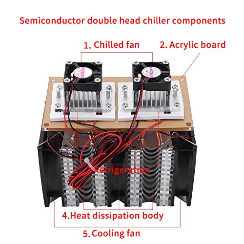 Thermoelectric Peltier Cooling Fan System with Dehumidification Function for Small Refrigerator & Air Conditioning