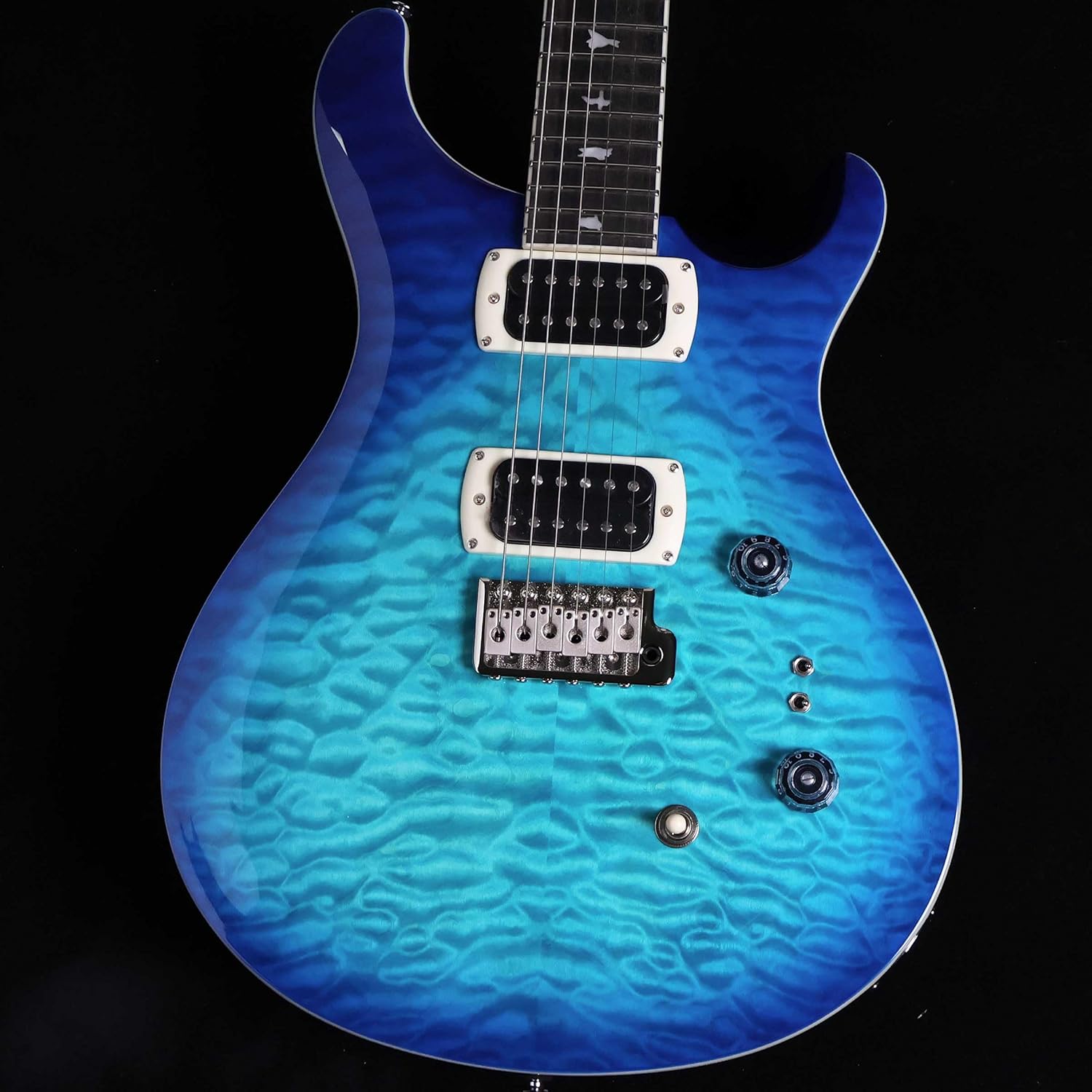 PRS SE Custom 24-08 Quilt Package, Lake Blue with Gigbag