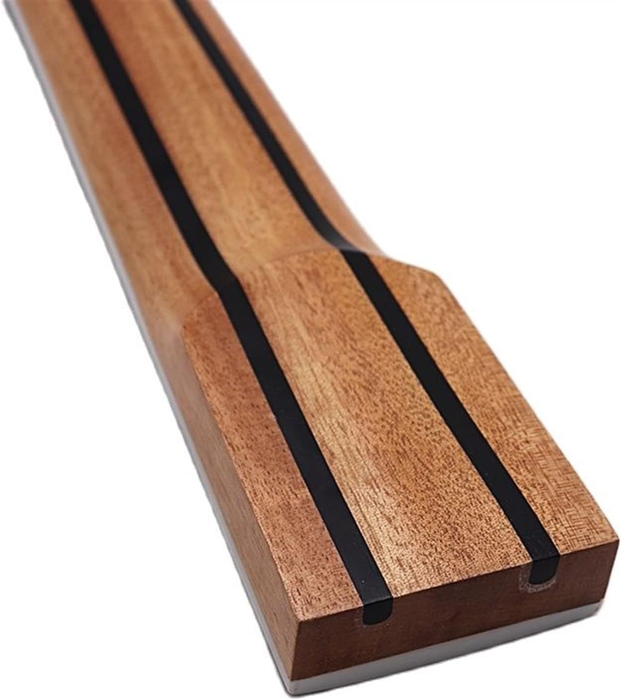 Electric Guitar Neck 8 String Guitar Neck 24 Frets Neck Black Color Neck for Electric Guitar Unfinished Guitar Neck