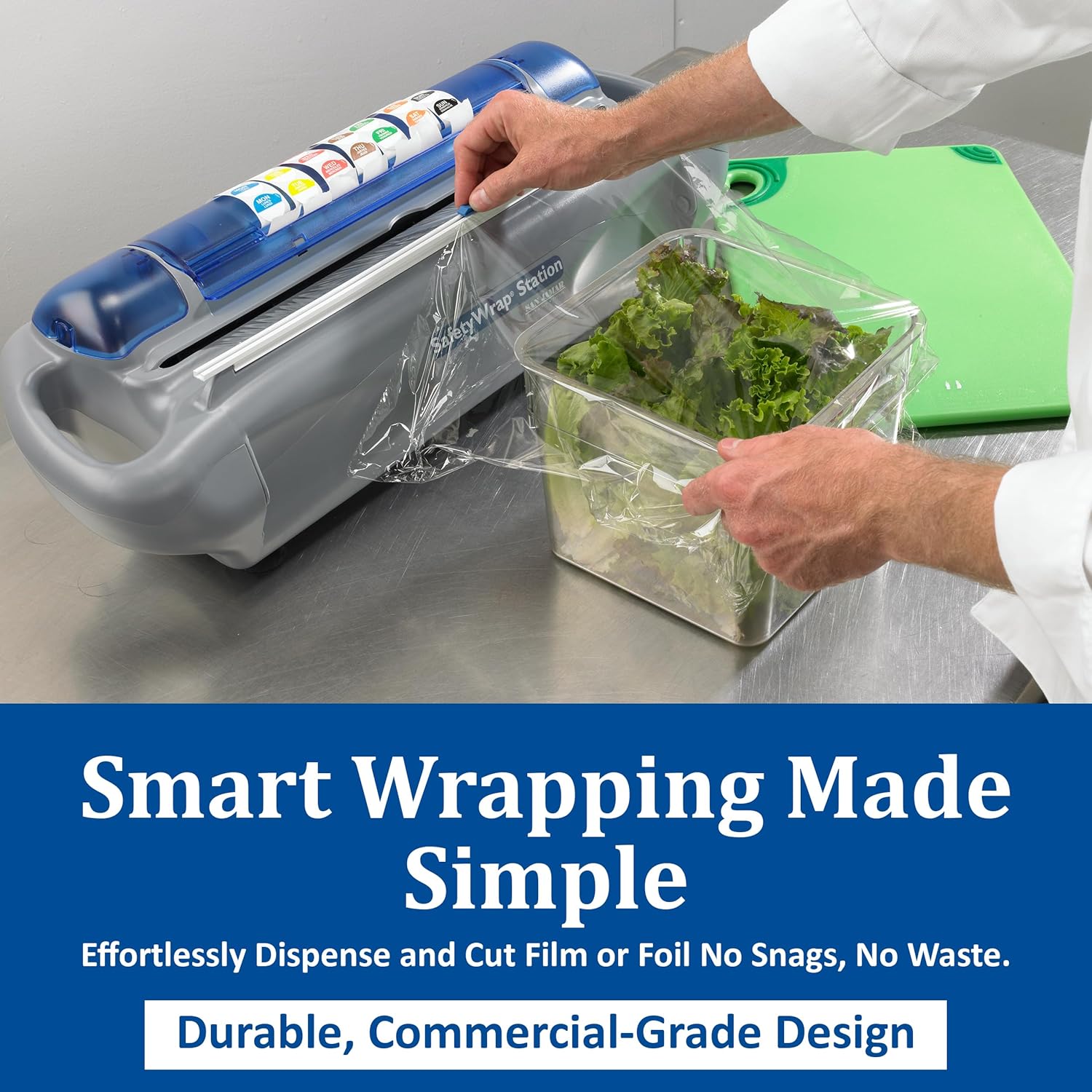 Carlisle FoodService Products SW1218SC Saf-T-Wrap Station with Slide Cutter