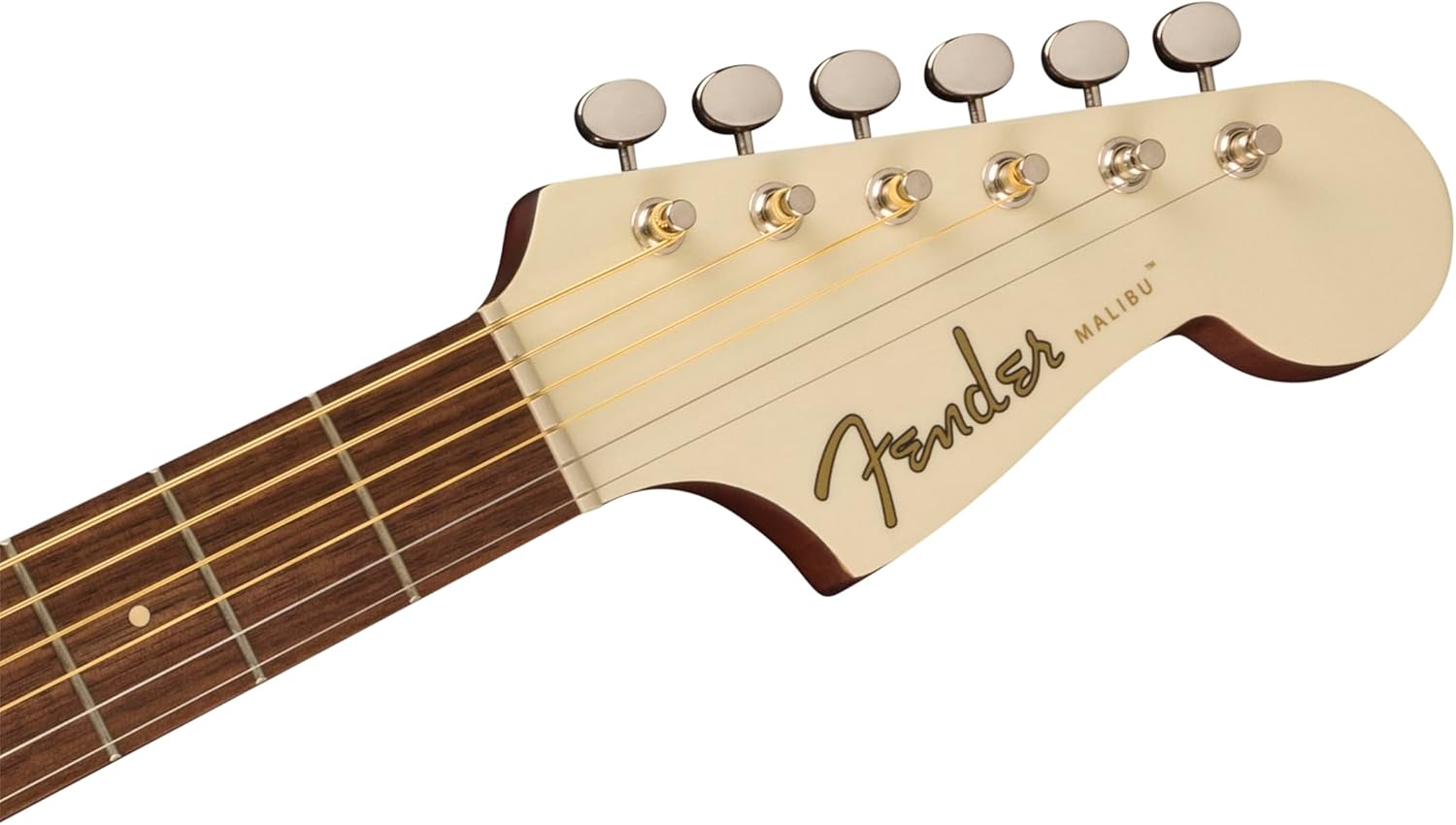 Fender Malibu Player Acoustic Guitar, Olympic White