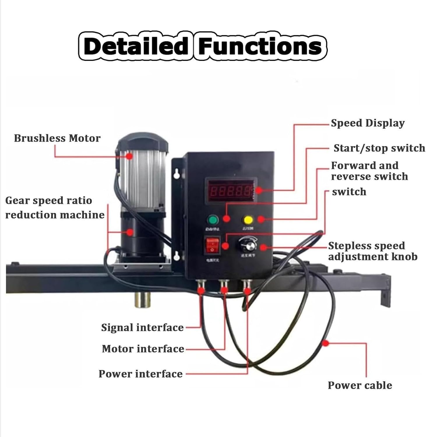 Commercial Barrel Drum Stirrer, IBC Paint Stirring Machine, 980W Electric Tank Mixer Machine with Support Hanger, Paint Mixing Equipment for Ink Dissolver Agitator,