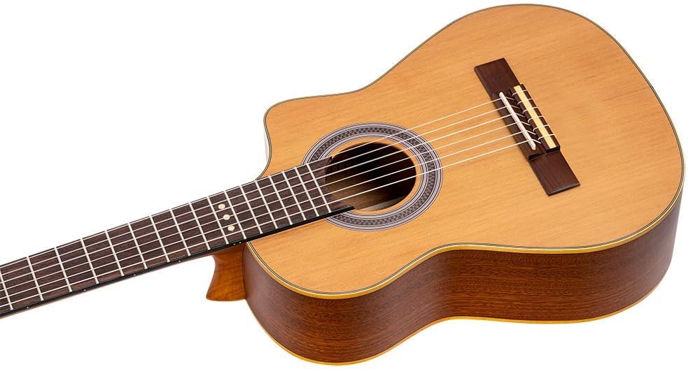 Requinto Series Pro Solid Top Acoustic-Electric Nylon String Guitar w/Bag