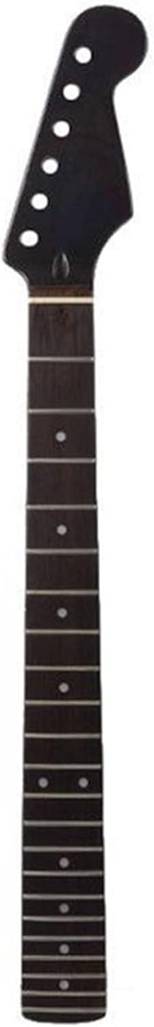 TSTS 21 22 Frets Maple Electric Guitar Neck Maple Fretboard Inlay Dots Black Guitar Accessories Guitar ​Neck Replacement (Color : 22frets Rosewod)