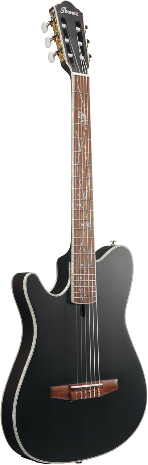 Ibanez TOD10N Tim Henson Signature Left-handed Nylon Acoustic-electric Guitar - Black