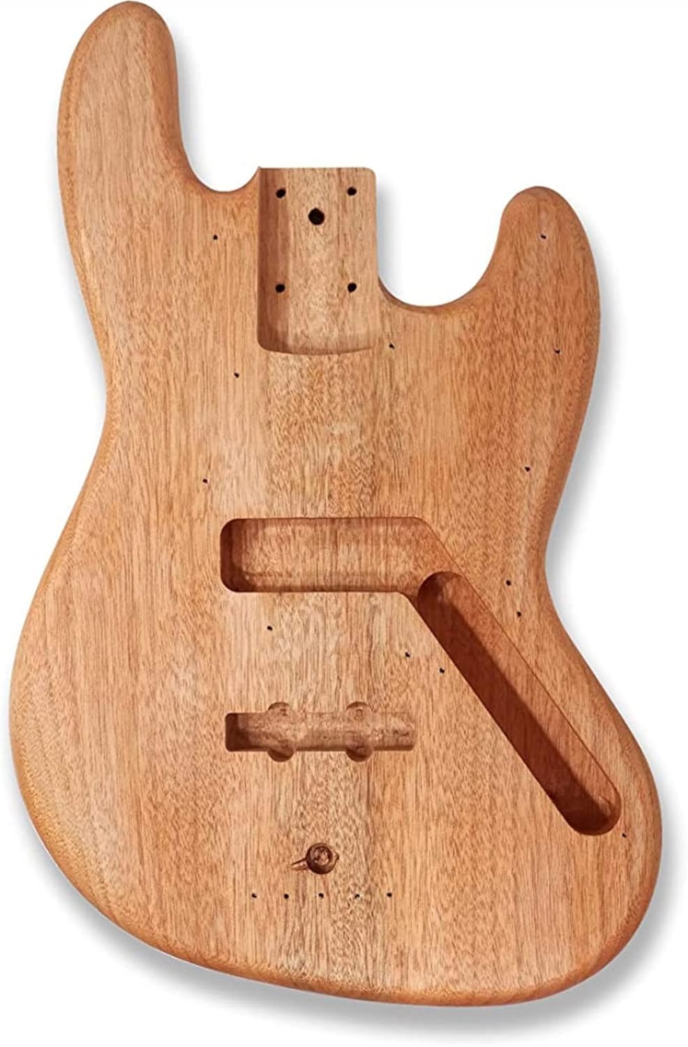 TSTS Unfinished Electric Guitar Kit Mahogany Body Rosewood Fingerboard DIY Guitar Parts Kit Unfinished Electric Guitar Kit