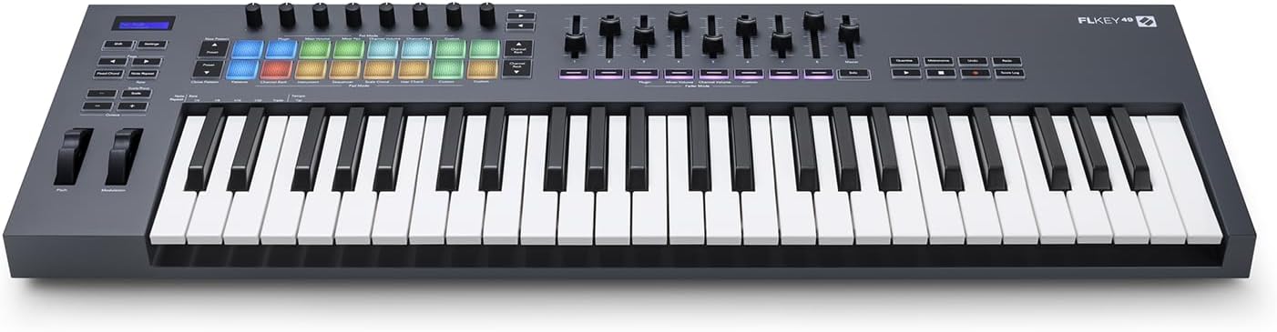 Novation FLkey 49 MIDI Keyboard and Focusrite Scarlett 2i2 USB Interface Bundle