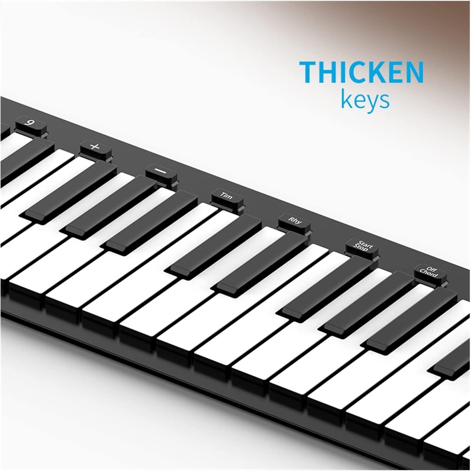 KESHUO Folding Piano 88 Key Roll-up Digital Midi Controller Synthesizer Electric Piano Keyboard Soft Music Folding Keyboard