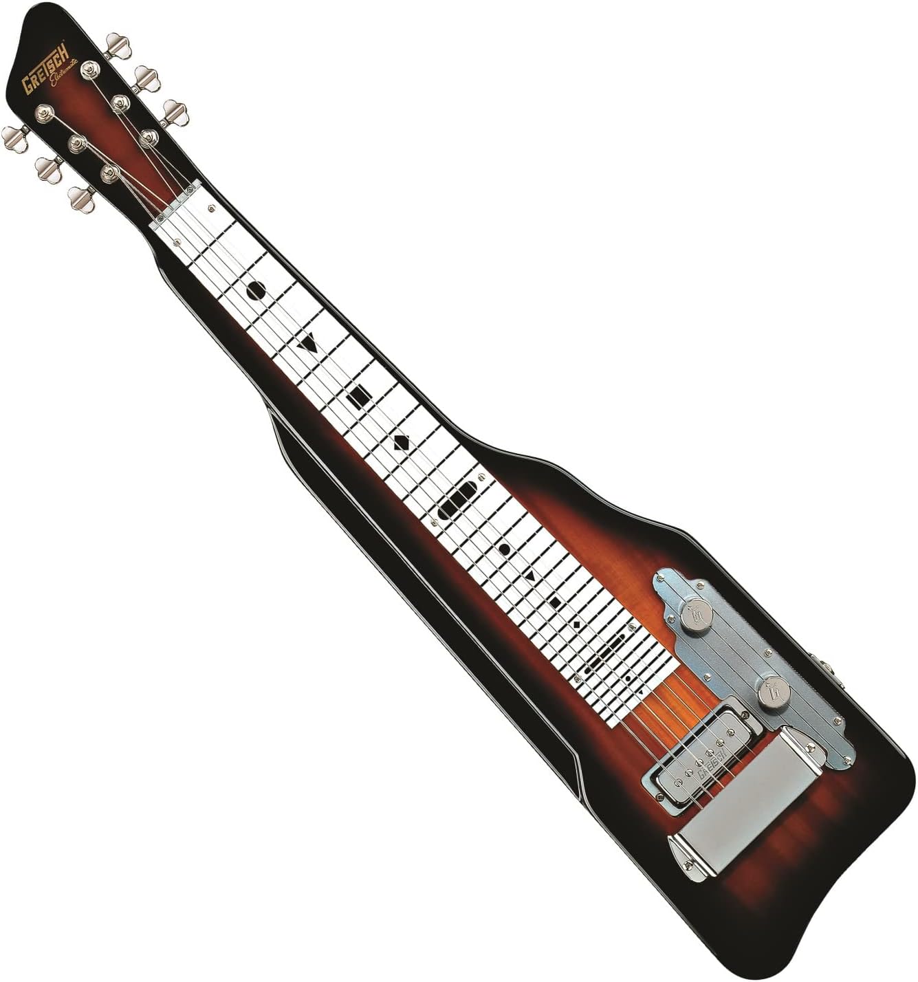 Gretsch G5700 Electromatic Lap Steel with White Plastic Fretboard - Tobacco