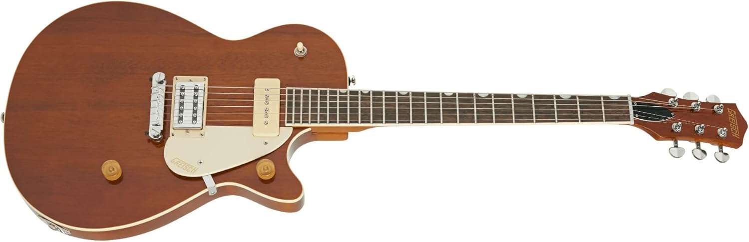 Gretsch G2215-P90 Streamliner Junior Jet Club 6-String Electric Guitar with Laurel Fingerboard and Three-Way Pickup Switching (Right-Handed, Single Barrel Stain)
