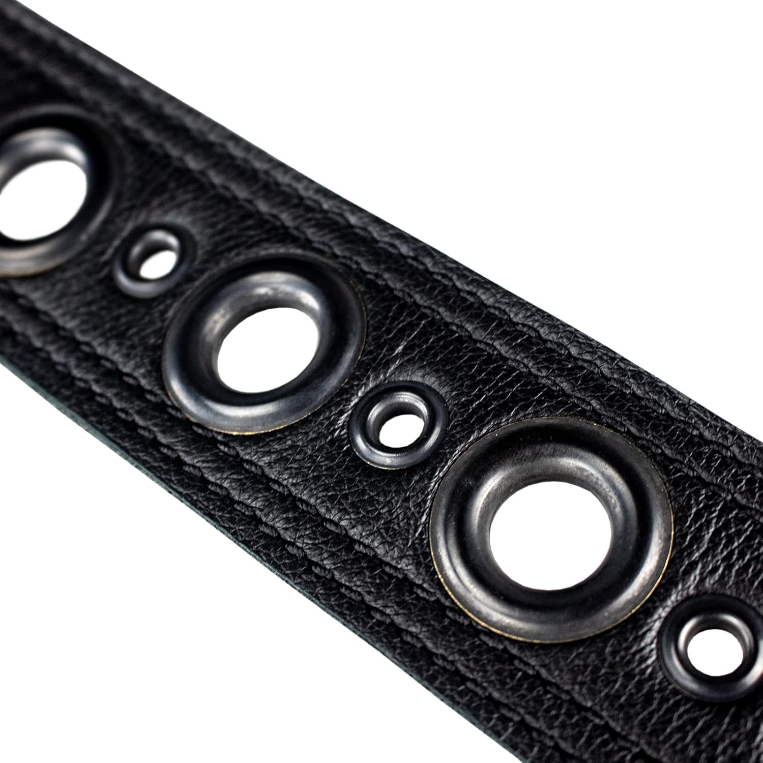 Sawtooth Midnight Armour 2” Wide Leather Guitar Strap Hand Crafted in The U.S.A. (ST