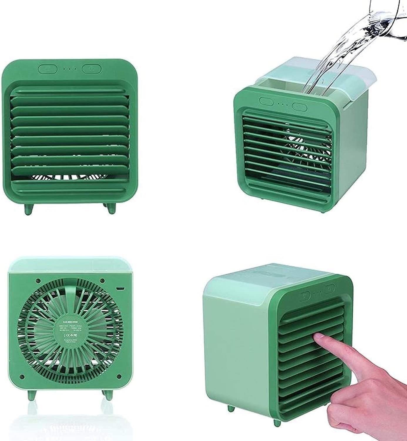 Portable Cooling Fan, USB 3 Speed Office Household Air Cooler Multi-Function Humidifier Air Conditioner