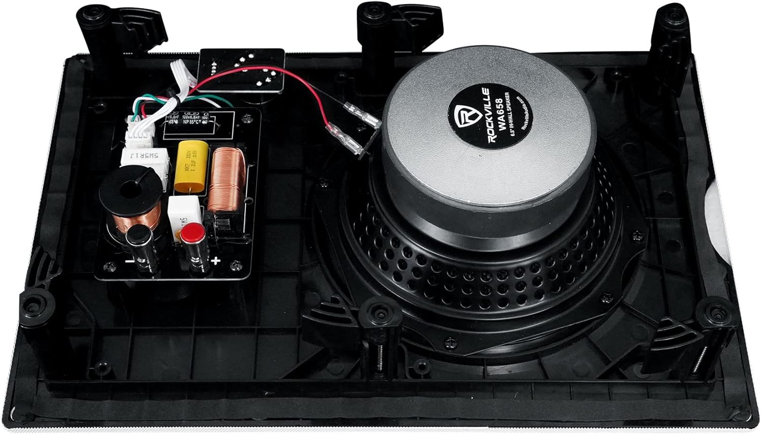 Rockville Pair WA658 240W in-Wall Speakers, 6.5