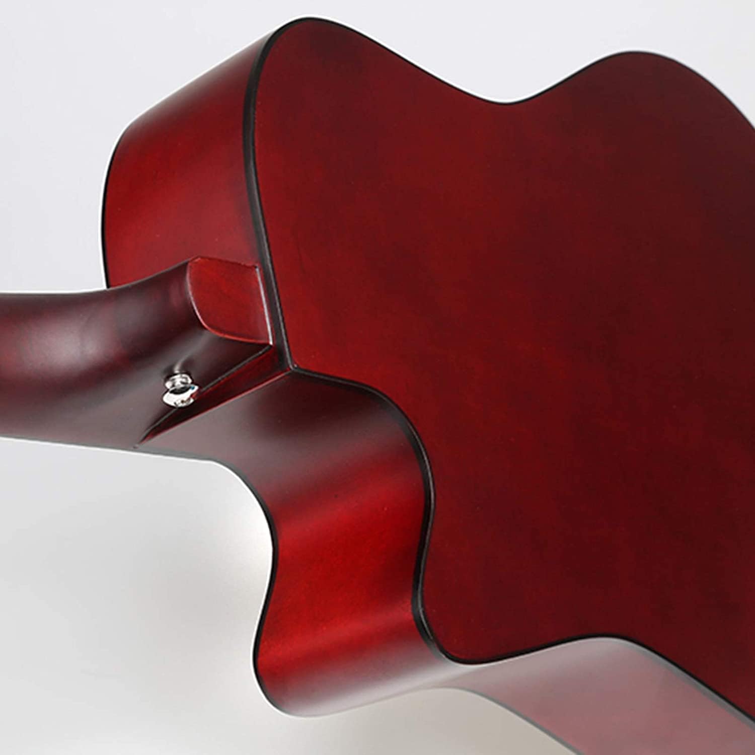 Full Size Guitar 38 Inches 6 String The Sound is Crisp Edging Cut Corner Basswood Panel Men and Women Student Exercise Wood Guitar Beginner Acoustic Guitar Starter Package Student G