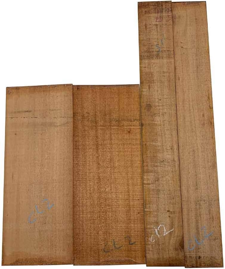 Dreadnought Guitar Back and Sides Set, Best Luthier Tonewood Collection for Guitar Back and Side Set Wood (Honduran Mahogany)