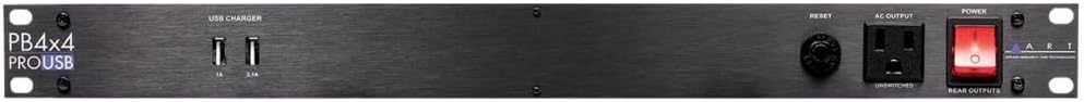 ART PB 4x4 PRO USB Rackmount 9 Outlet Power Conditioner and Surge Protector